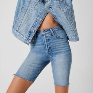 Denim Forum The Yoko Bermuda Jean Short